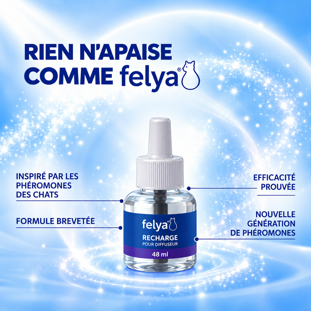 Recharge Felya – Phéromones apaisantes pour chat